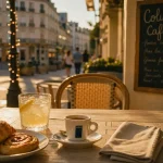 Café Vichy : terrasse Columbus Café, espresso et limonade