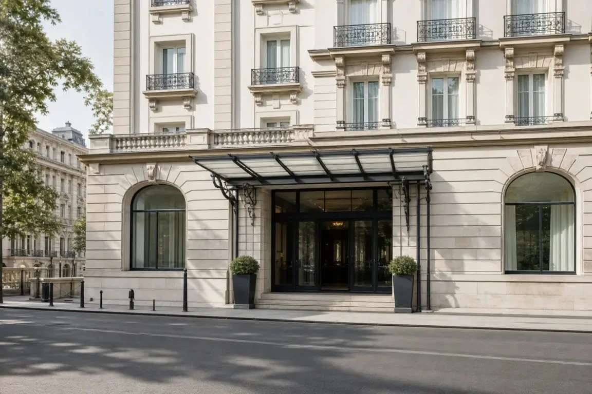 Hôtel Mercure Vichy Thermalia : façade élégante d’un hôtel thermal 4 étoiles à Vichy