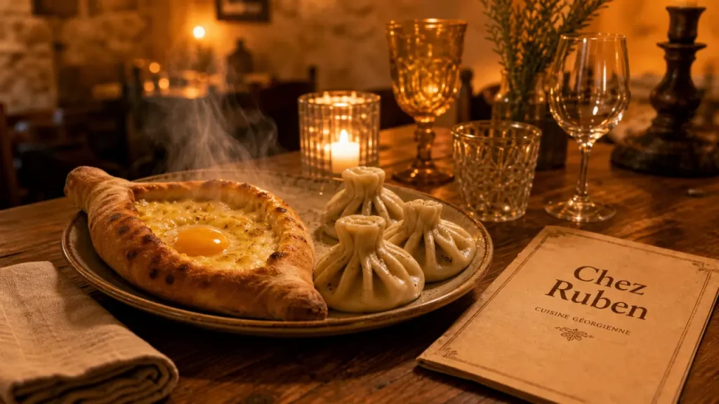 Restaurant chez Ruben Vichy : khachapuri et khinkali, photo à la une