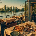 Restaurant le sporting vichy, terrasse au bord de l’Allier à Bellerive-sur-Allier