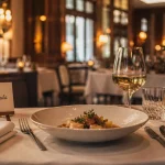 Aletti Palace Vichy restaurant La Véranda et Ascot Bar, salle élégante