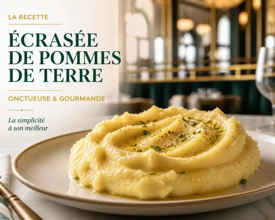 Écrasée de pommes de terre onctueuse, spécialité du Bouillon des Artistes à Vichy