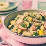Salade quinoa bio au restaurant Fabioli Vichy