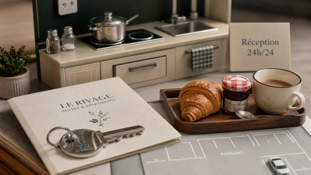 Hôtel & appart'hôtel - brit hotel le parc vichy : clé, kitchenette et réception 24h/24, parking gratuit