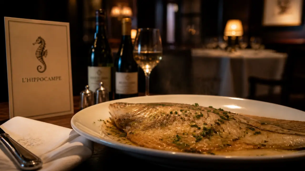 Restaurant hippocampe vichy : sole meunière, salle élégante