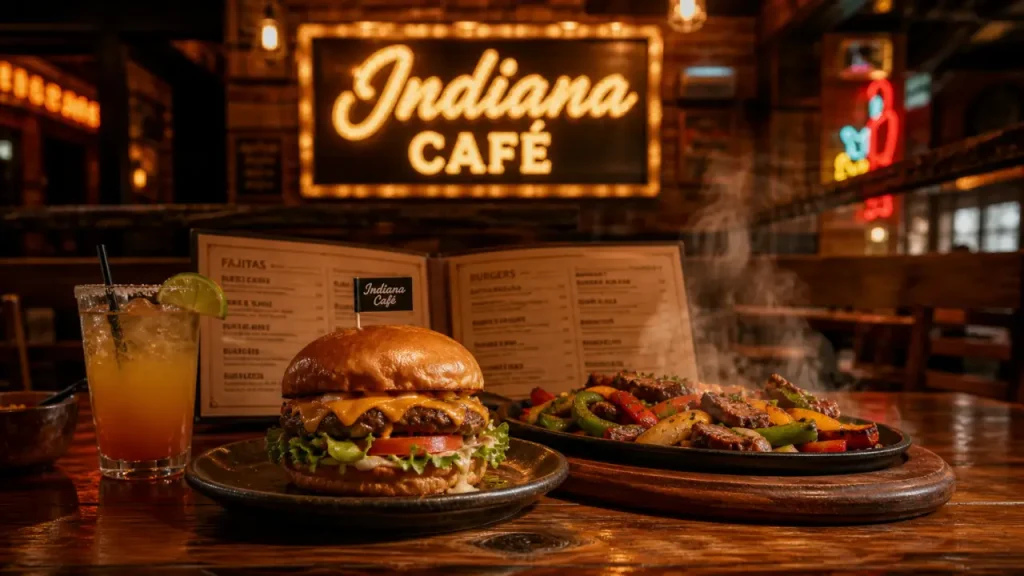 Restaurant indiana vichy : table tex-mex, cocktails et burgers au golden hour