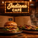 Restaurant indiana vichy : table tex-mex, cocktails et burgers au golden hour
