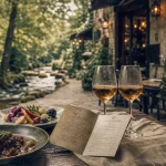 Restaurant la fontaine vichy : terrasse ombragée, menu gastronomique