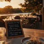 Restaurant la promenade Vichy à Abrest : terrasse au bord de l’Allier, cuisine maison