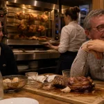 Restaurant la rotisserie vichy : viandes maturées sur table, ambiance chaude