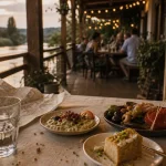 Restaurant le bungalow vichy, terrasse sur l’Allier avec cuisine maison