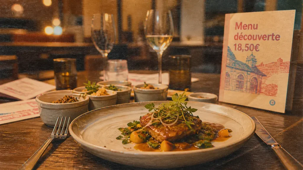 Restaurant le petit montmartre vichy : menu découverte 18,50€ et cuisine française