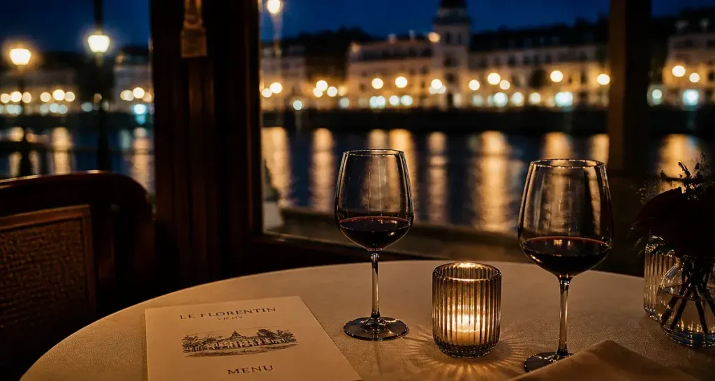 Restaurant Vichy Saint-Valentin : table romantique au bord de l’Allier