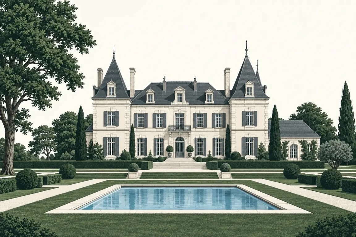 Château-hôtel de charme près de Vichy dans la campagne bourbonnaise