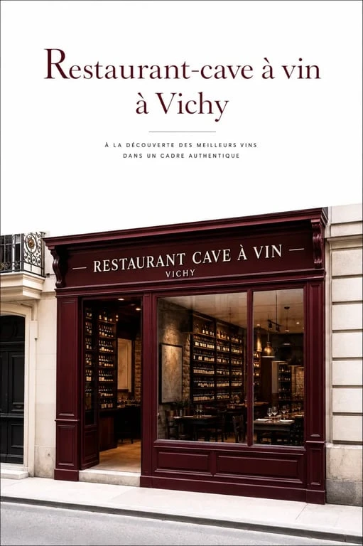 Restaurant la coupe d or vichy, vue éditoriale chaleureuse d’un restaurant-cave à vin à Vichy