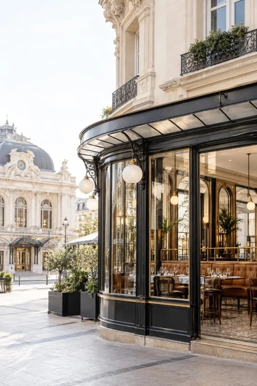 Restaurant bouillon Vichy : façade et décor Art déco du Bouillon des Artistes