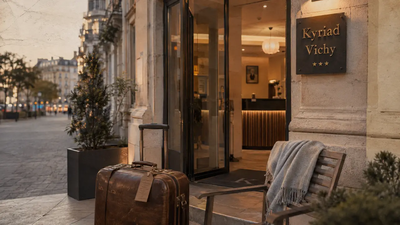 Hôtel Kyriad Vichy, entrée en centre-ville : accès simple
