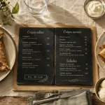Menu de restaurant Joséphine Vichy : crêpes salées sucrées et tarifs