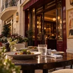 Restaurant bouillon Vichy : terrasse et façade du Bouillon des Artistes