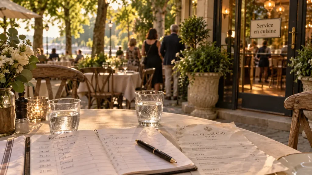Restaurant vichy centre ouvert actuellement : vérifiez le service avant de vous déplacer