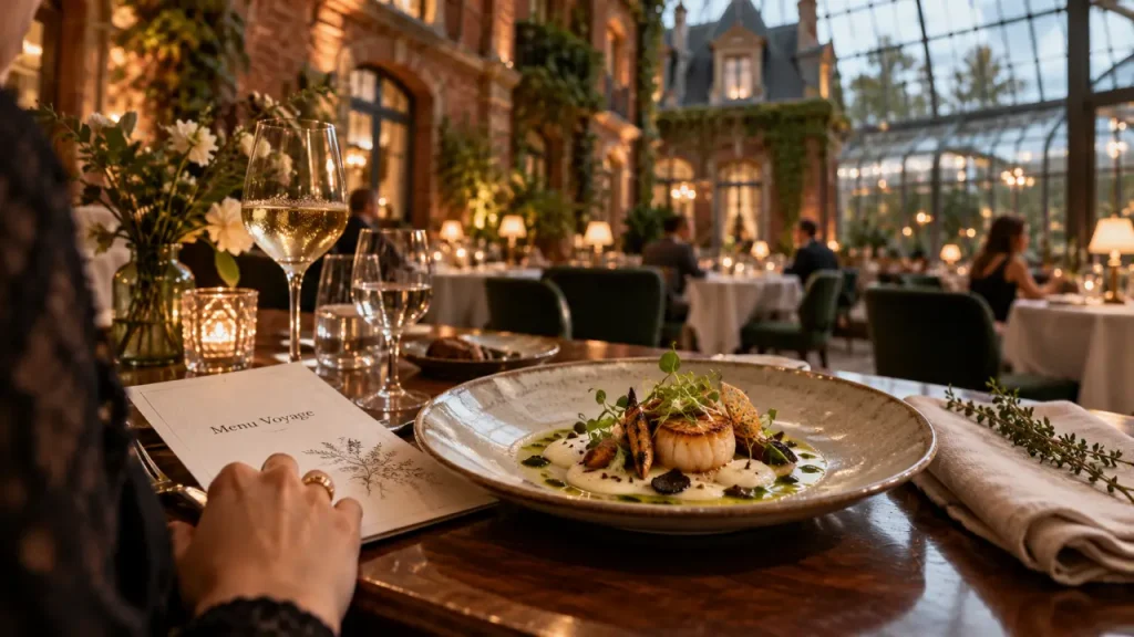 Vichy restaurant etoile : Maison Decoret et accords mets-eaux